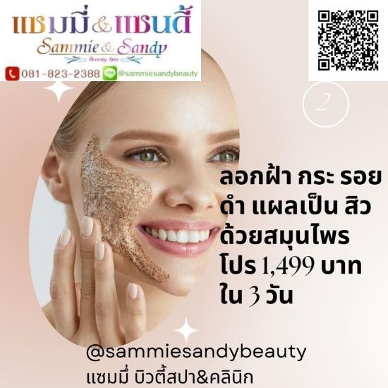 ขจัดสิว รักษาหลุมสิว ด้วยสมุนไพร - ร้านสปา ปิ่นเกล้า - แซมมี่ บิวตี้สปา ขจัดสิว รักษาหลุมสิว ด้วยสมุนไพร - ร้านสปา ปิ่นเกล้า - แซมมี่ บิวตี้สปา