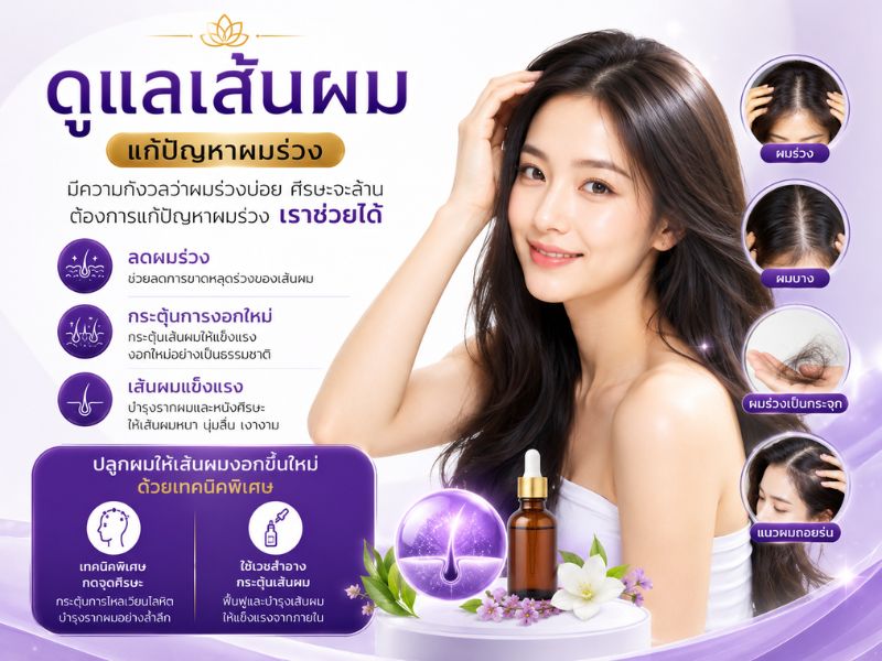 คลินิกดูแลเส้นผม คลินิกดูแลเส้นผม