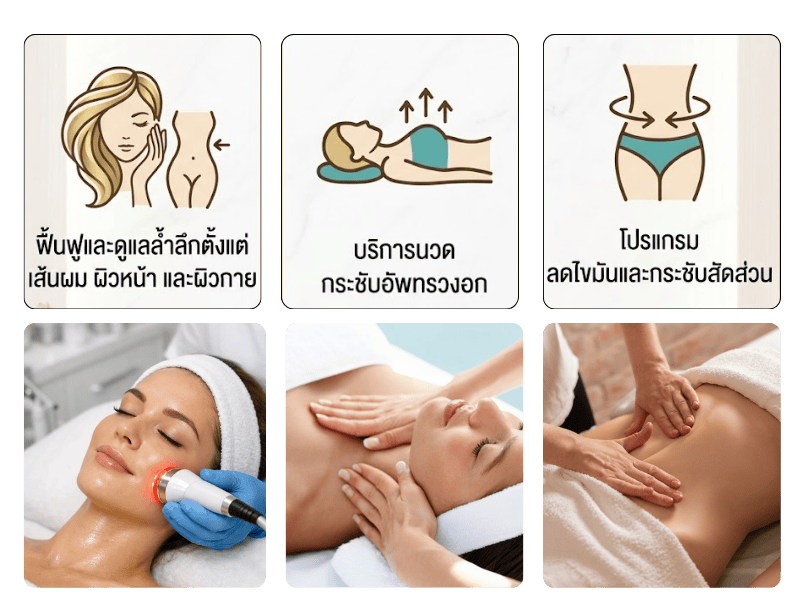 ร้านสปา  ย่านปิ่นเกล้า